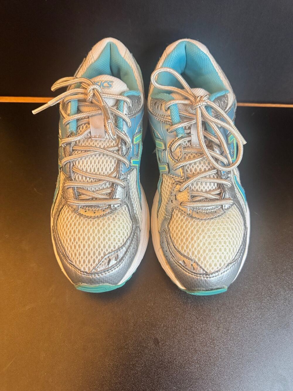 ASICS GEL-CONTEND 2 Women’s Running Shoes Size 7.5 Gray Blue Green